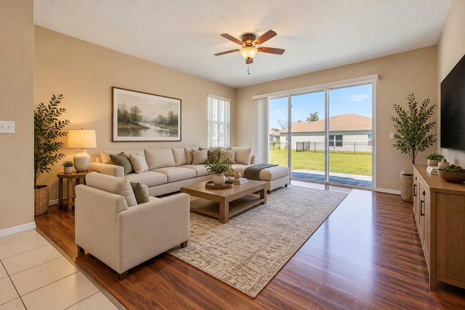 Family Room - Virtually Staged