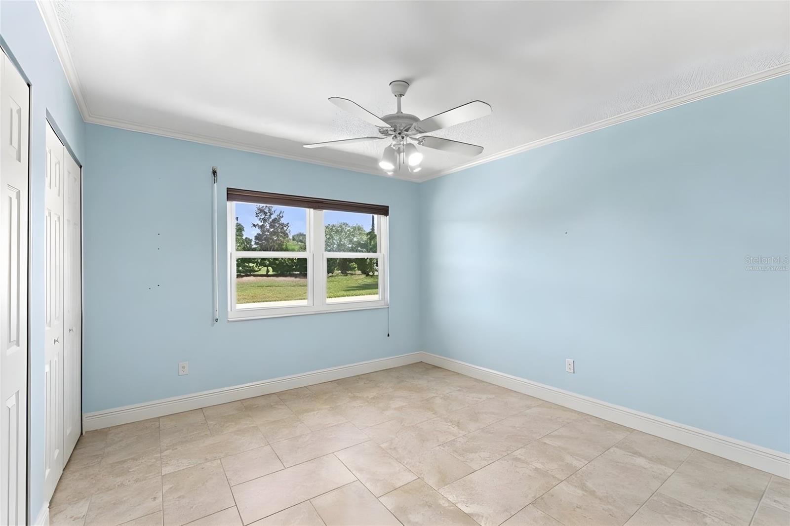Virtually Staged. Empty 2nd Bedroom