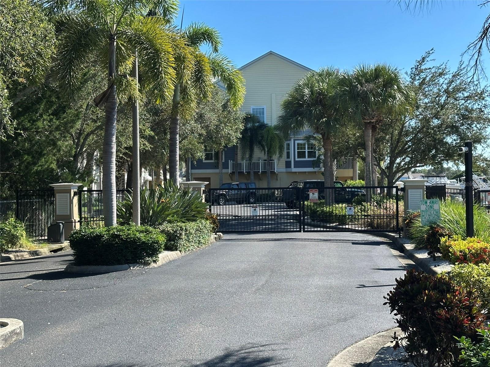 Gated community - separate enterances/exits