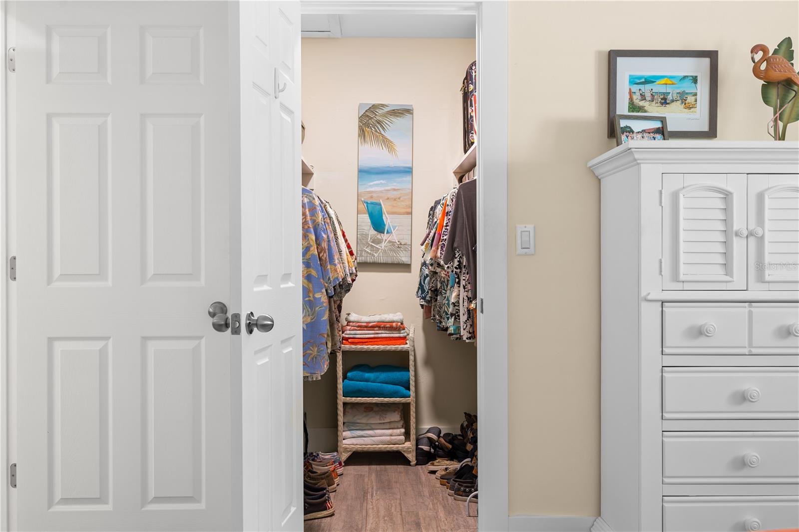 Primary Walk-In Closet.