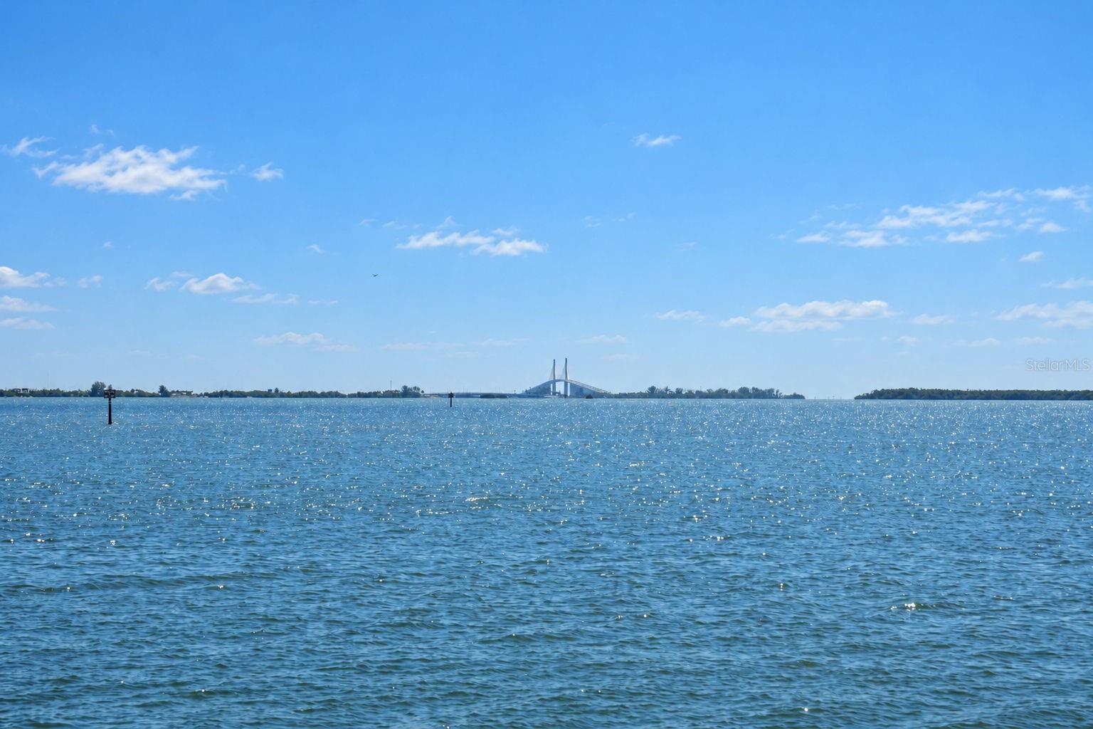 Open views of Skyway Bridge