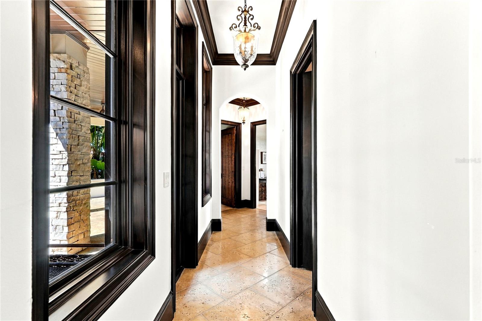 Hallway to first level primary bedroom