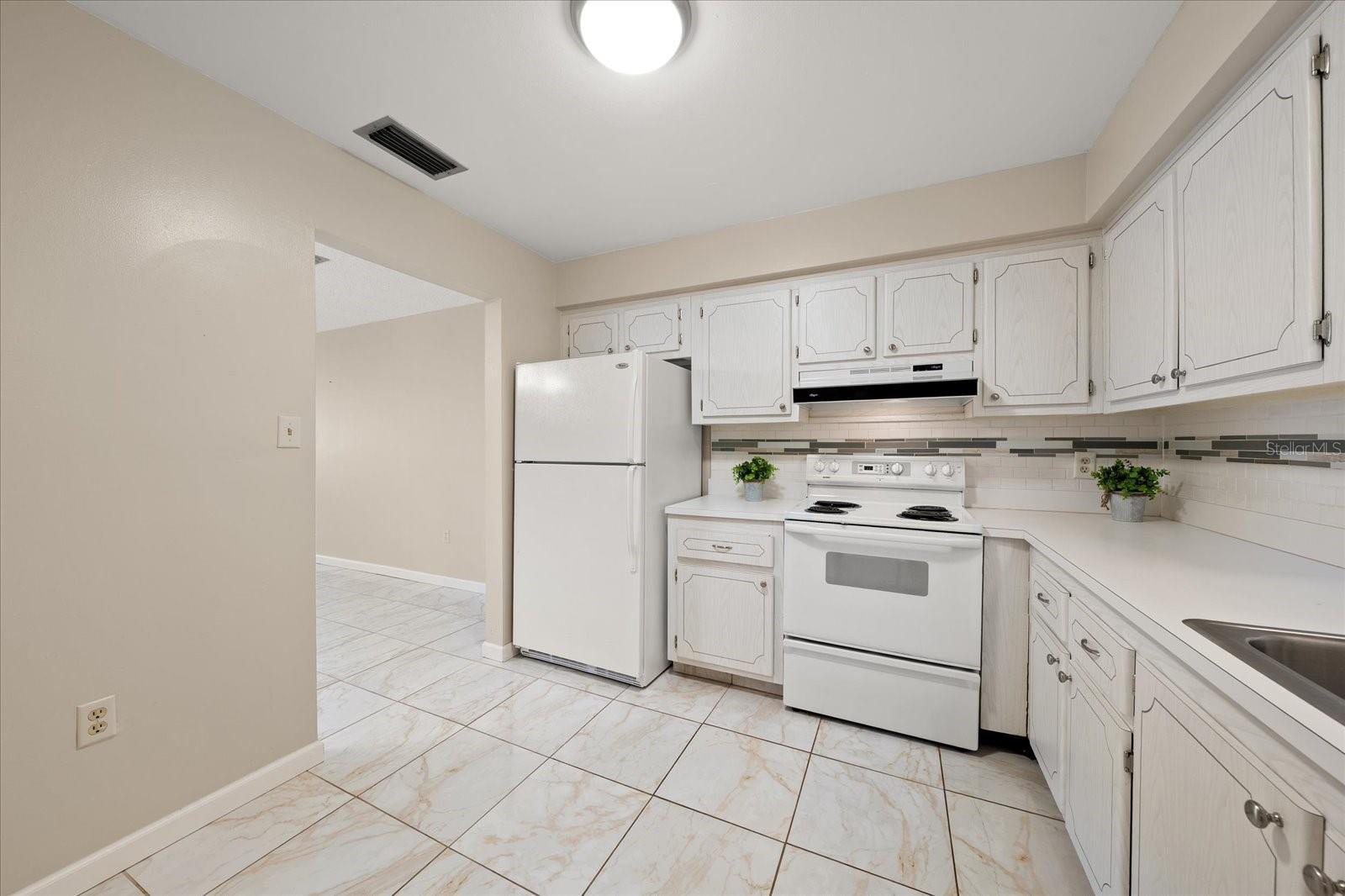Kitchen with dining space