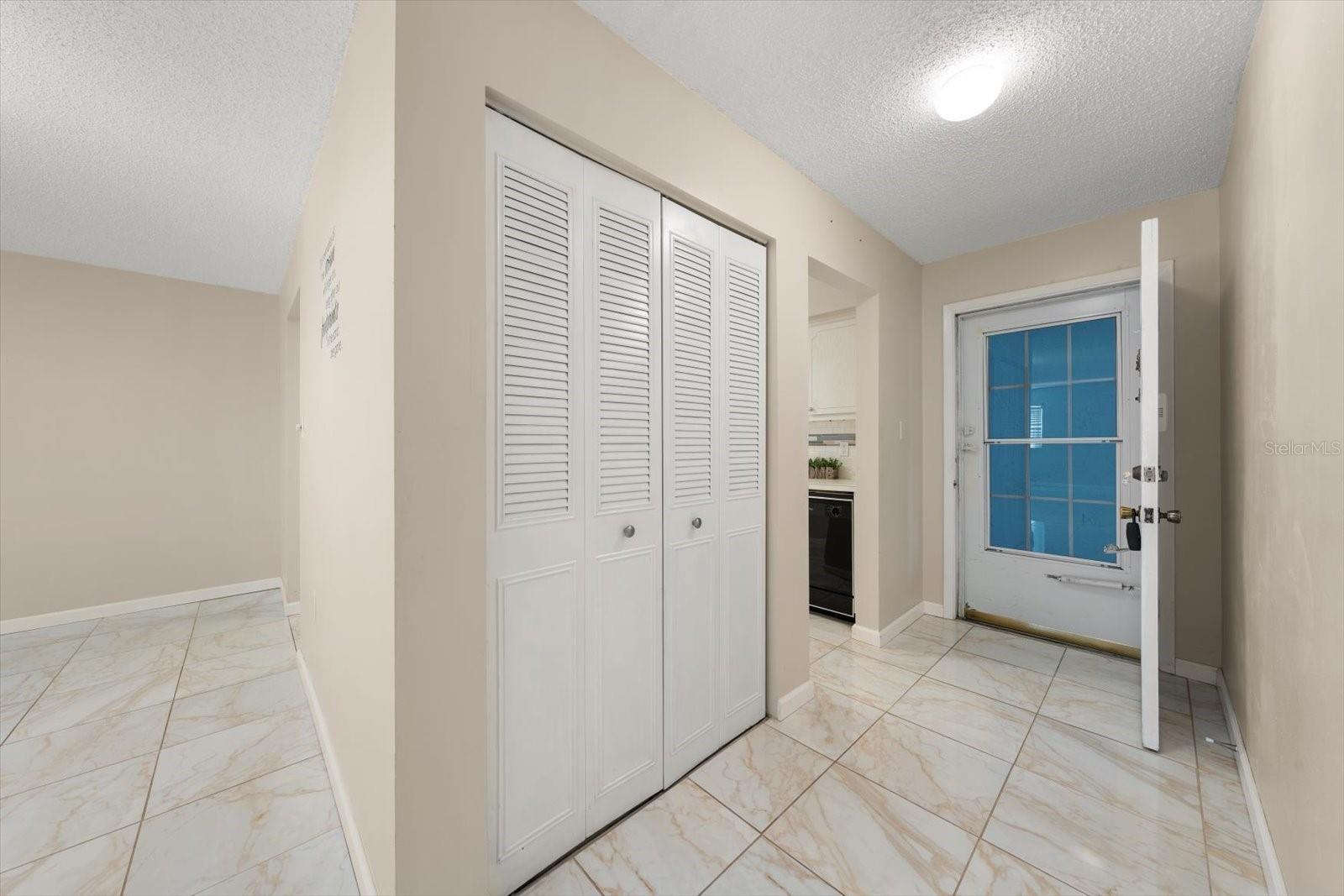 Entry and pantry closet