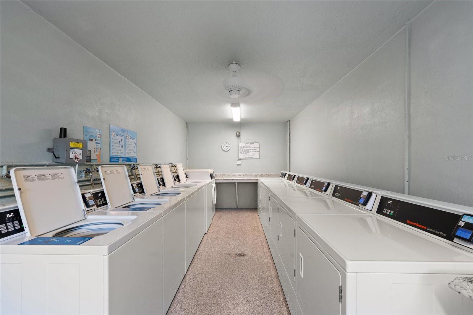 Ground floor laundry facility, sparkllng clean!