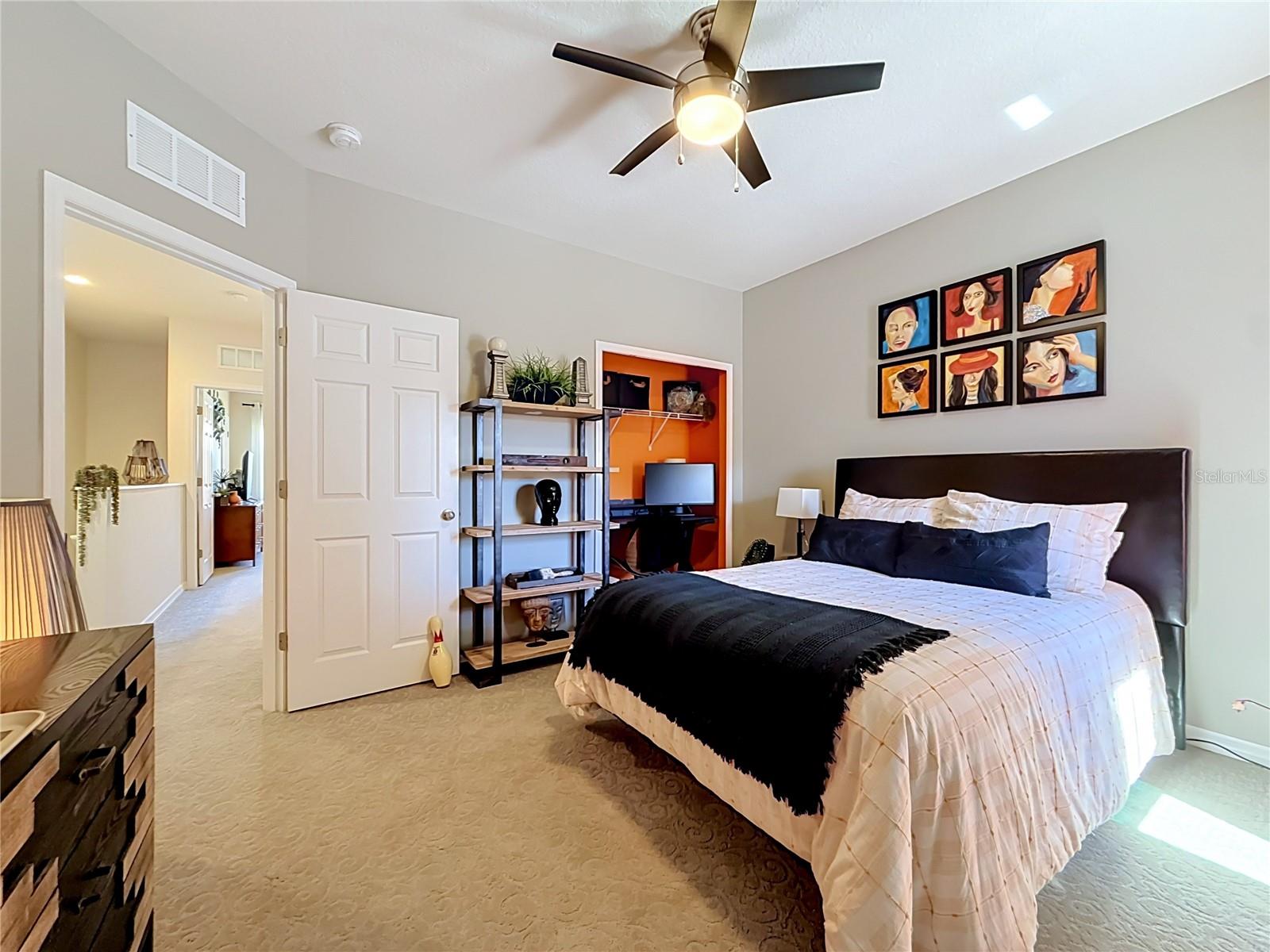 3rd Bedroom - provides flexibility for guests or a home office
