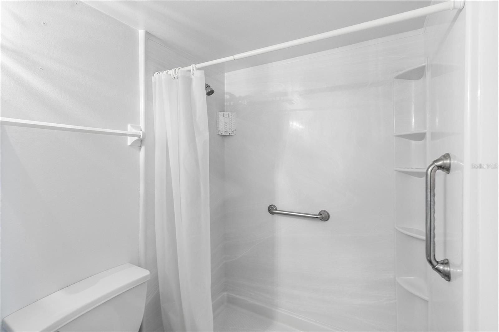 Primary bath shower