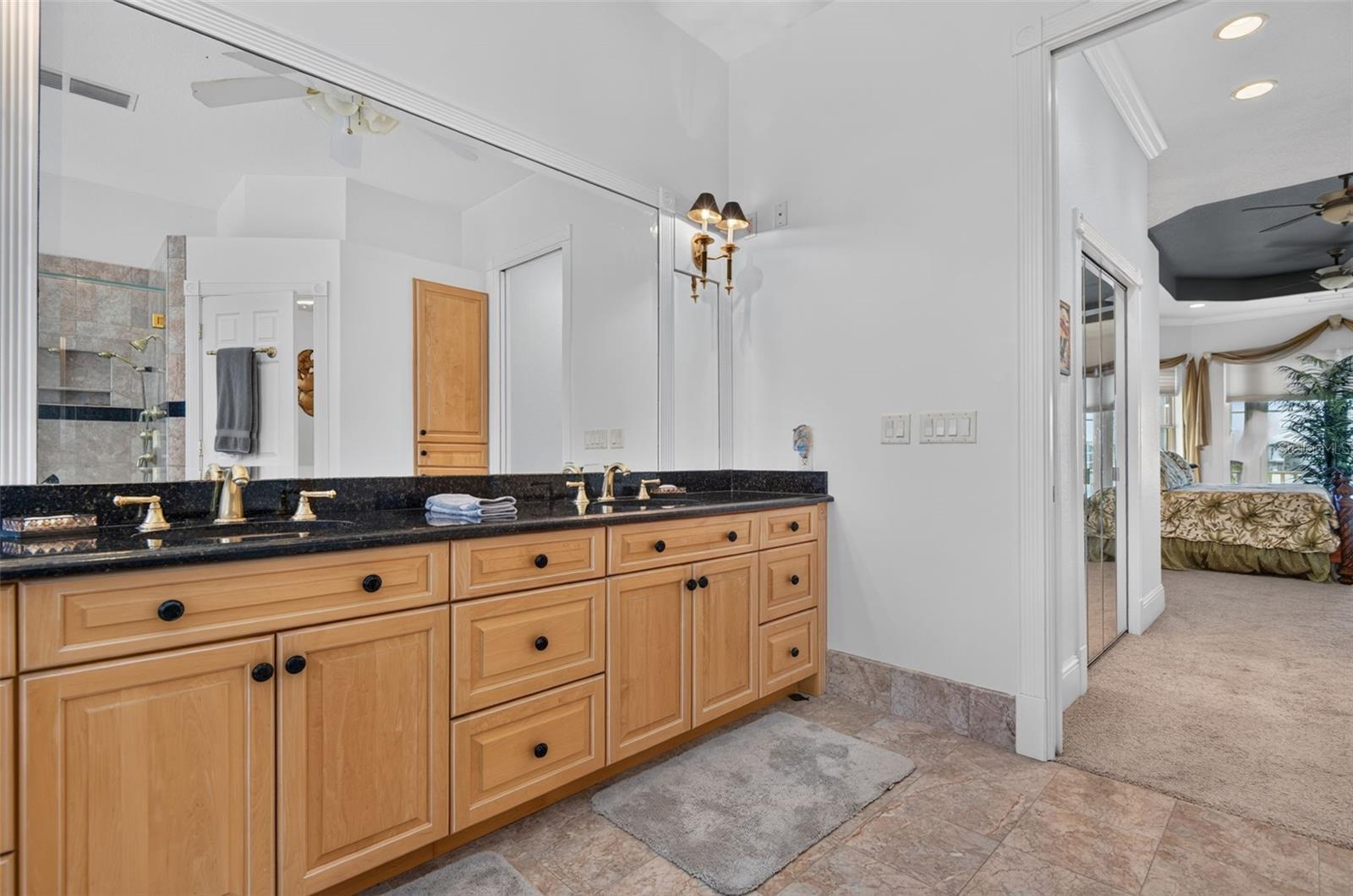 GRANITE COUNTERTOPS DUAL VANITIES