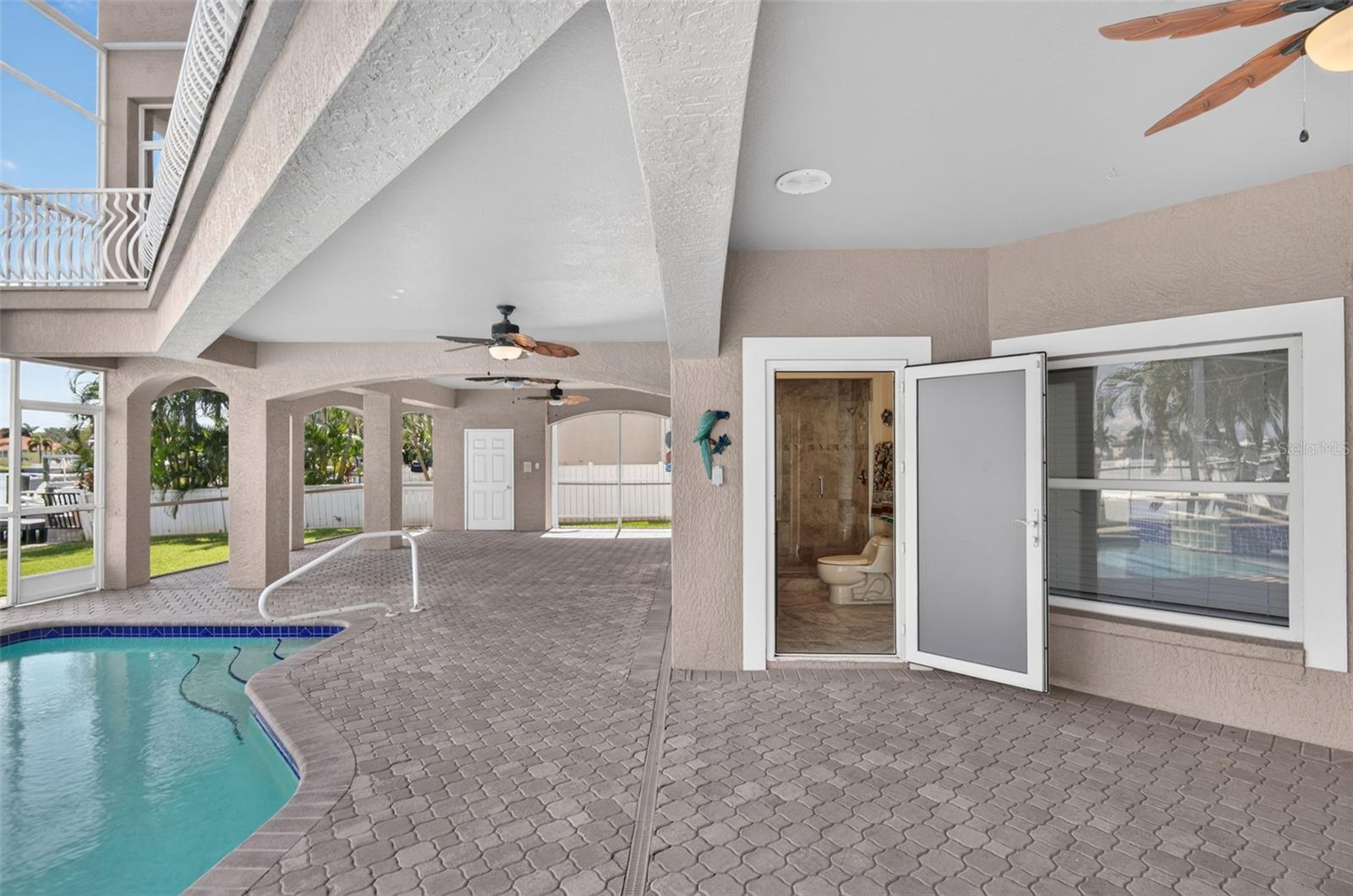 BATH OFF POOL PATIO