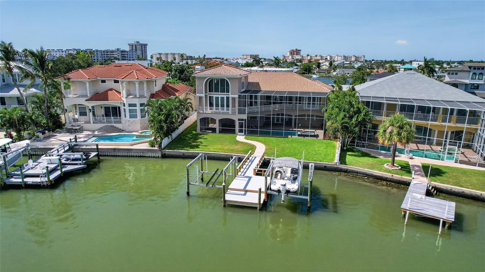 WATERFRONT VIEW OF HOME