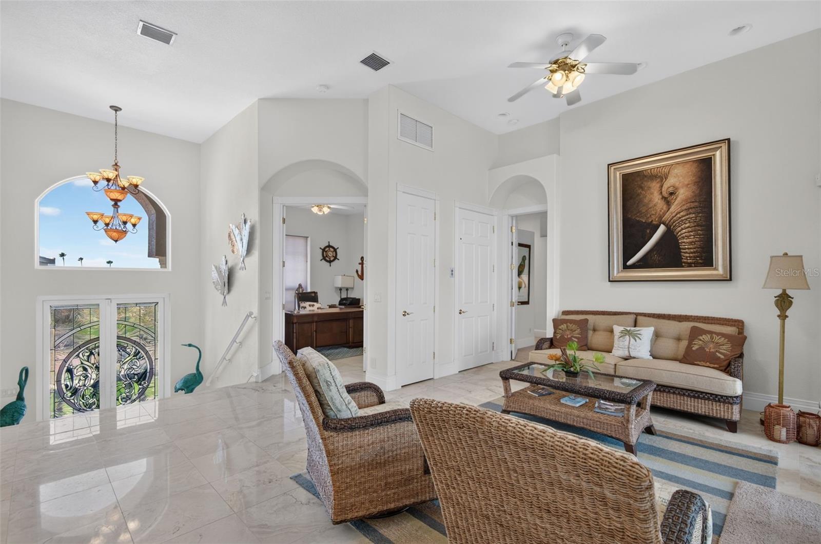 LIVING ROOM TOWARDS OFFICE