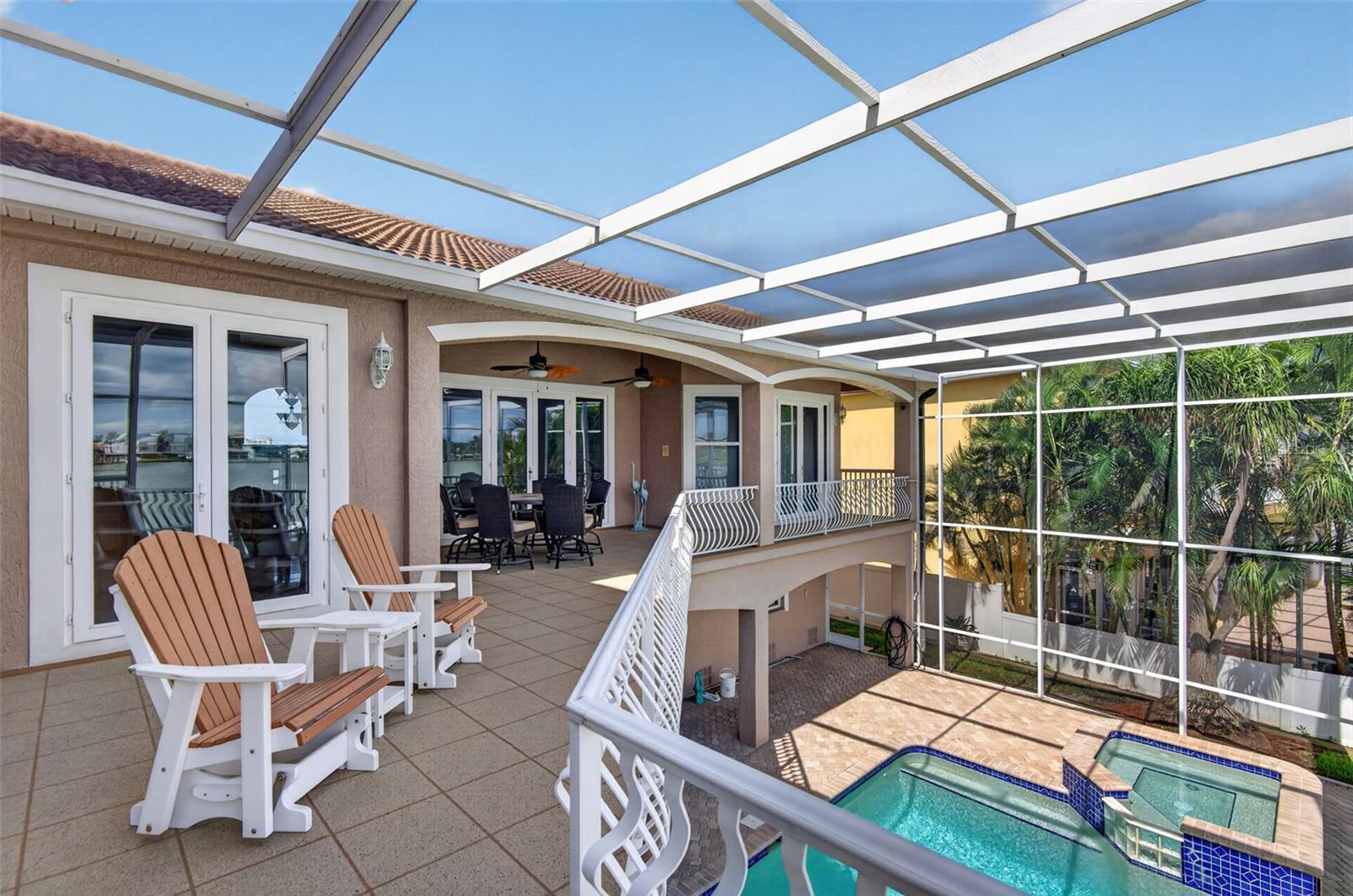 SCREENED VERANDA & POOL