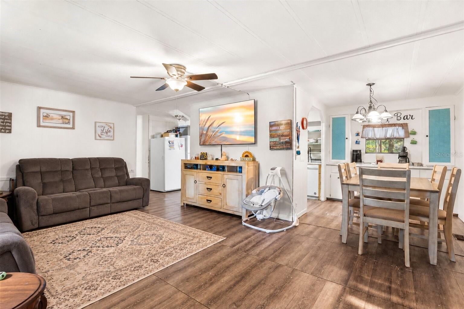 Living and Dining Rooms