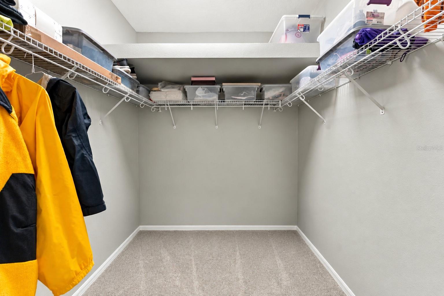 Primary bedroom closet #1