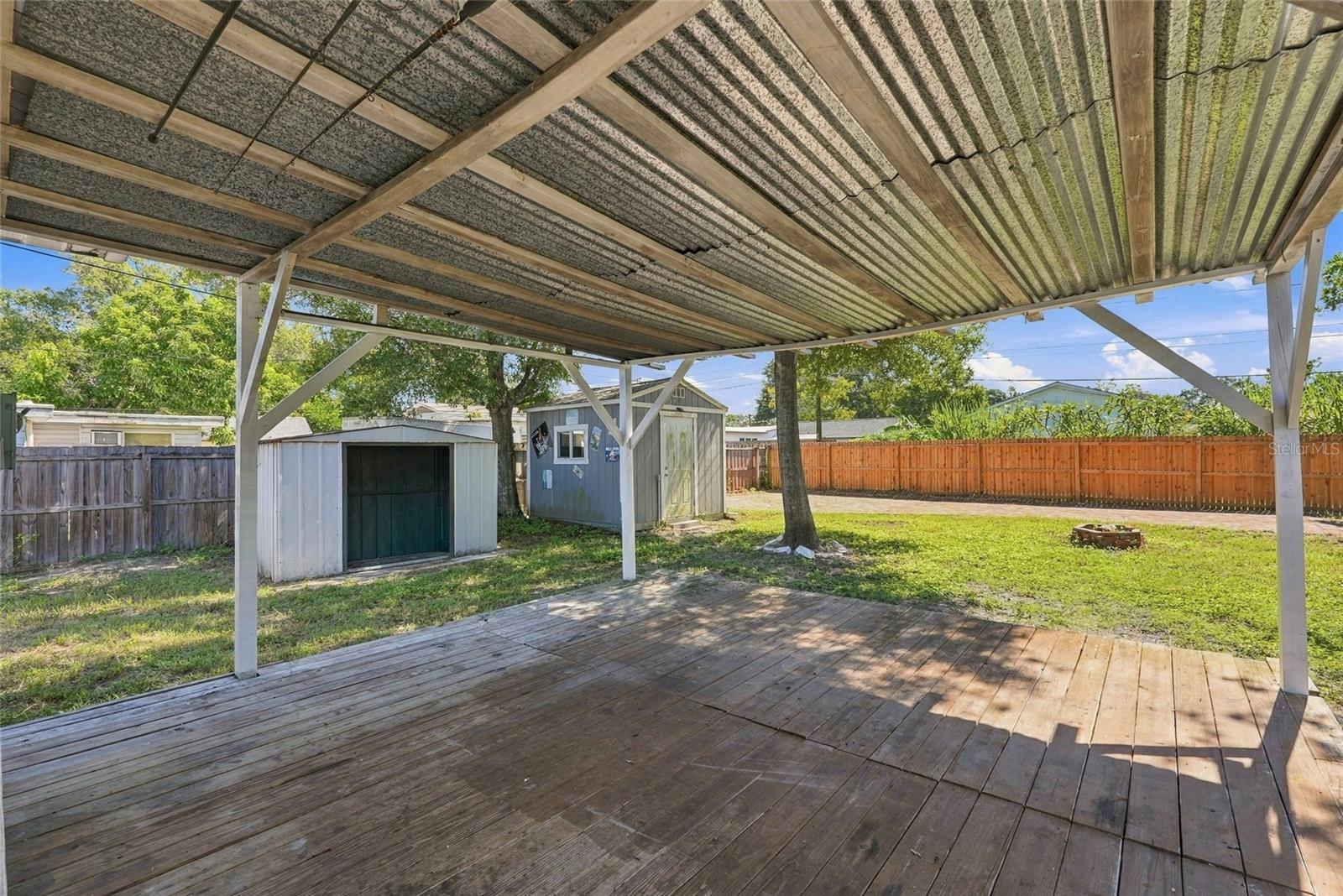 Covered Deck