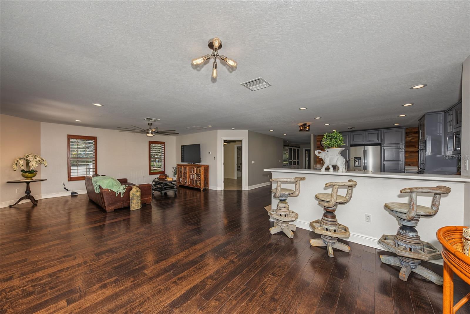 Dining room and family room