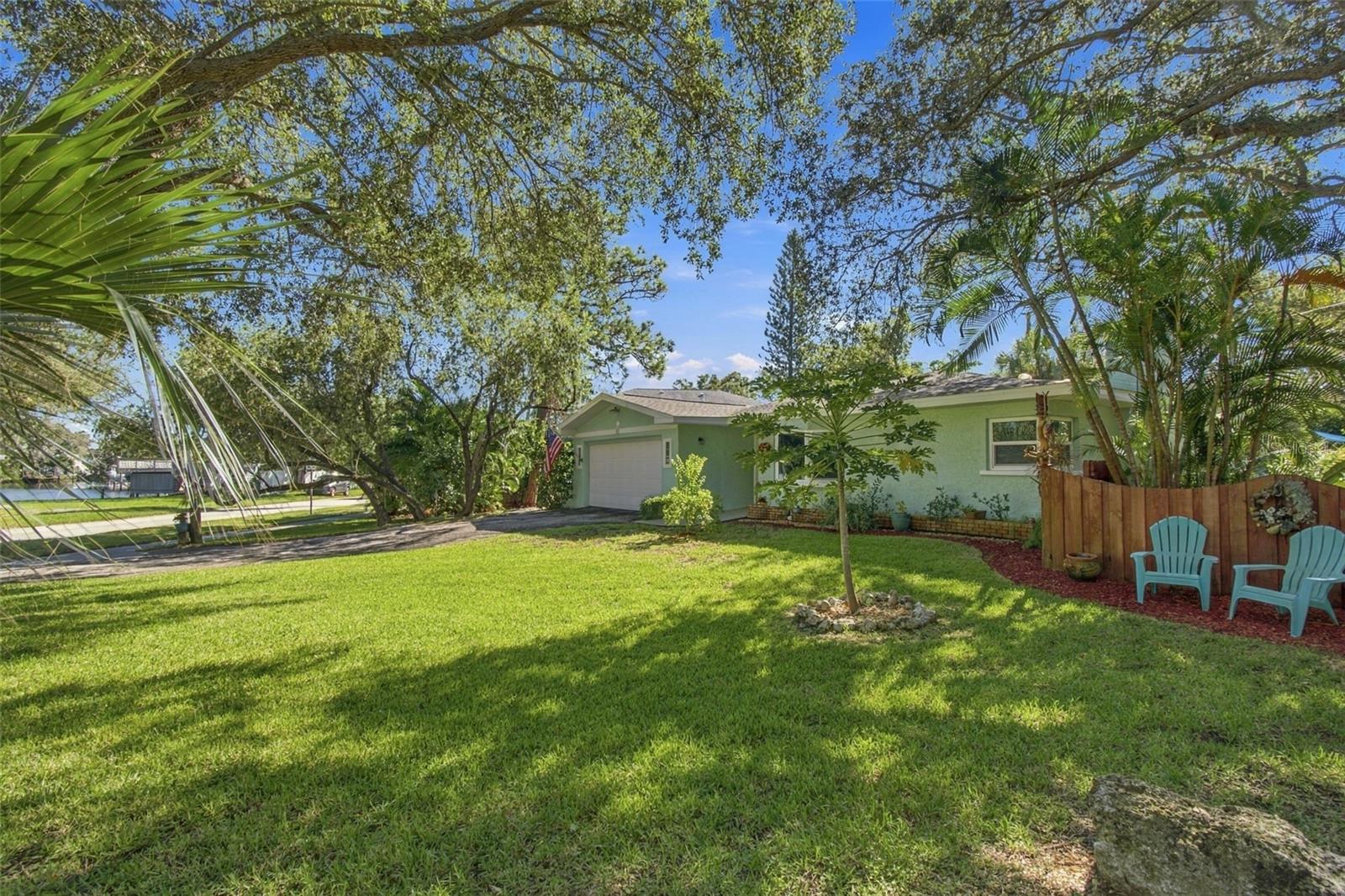waterviews of Avery Bayou from the front yard