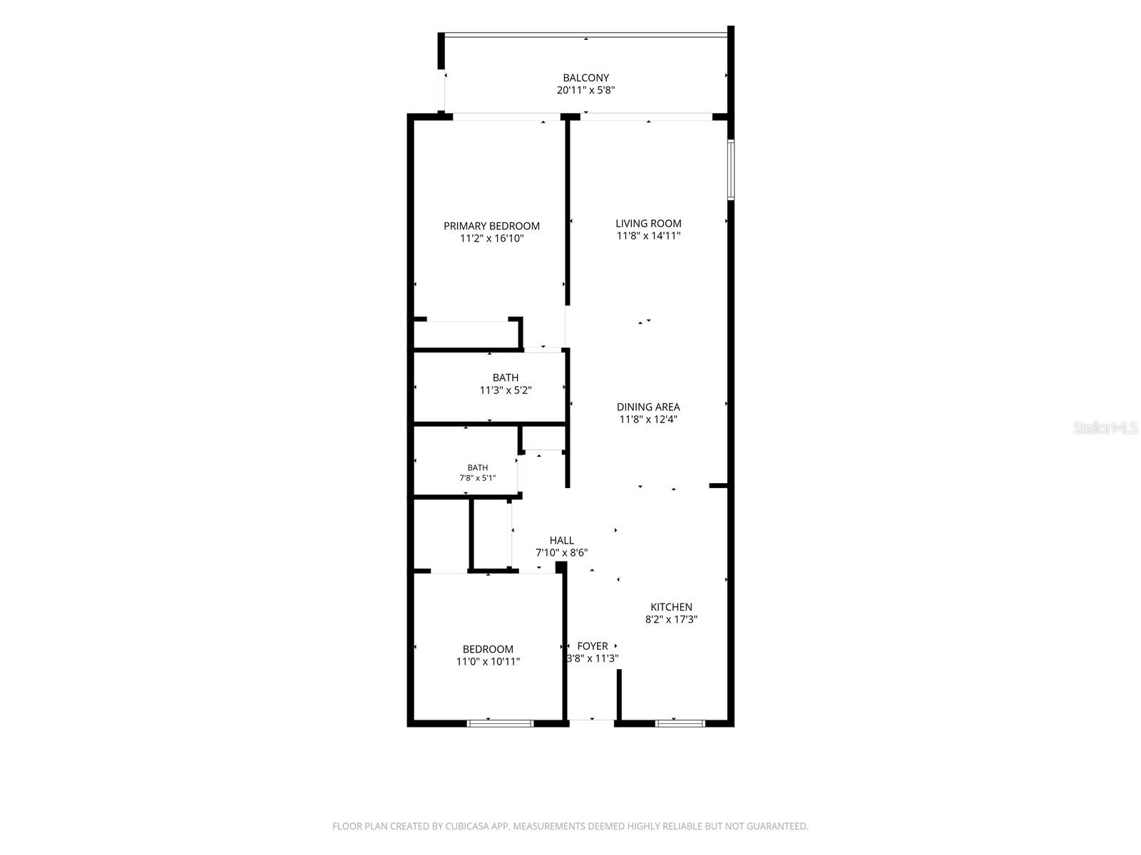Unit 116 floor plan