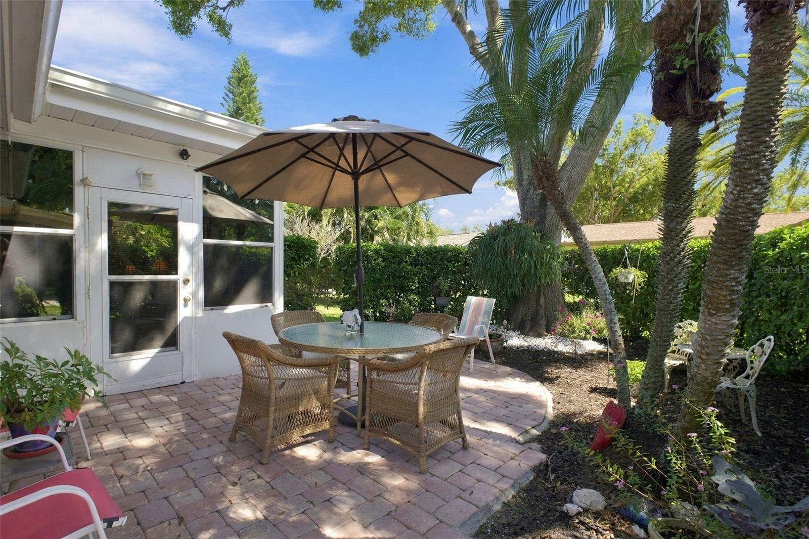 Big enough for your outdoor furniture & grill~