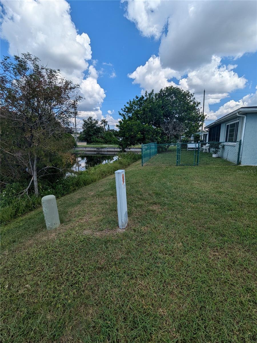 FENCED AREA OF REAR YARD