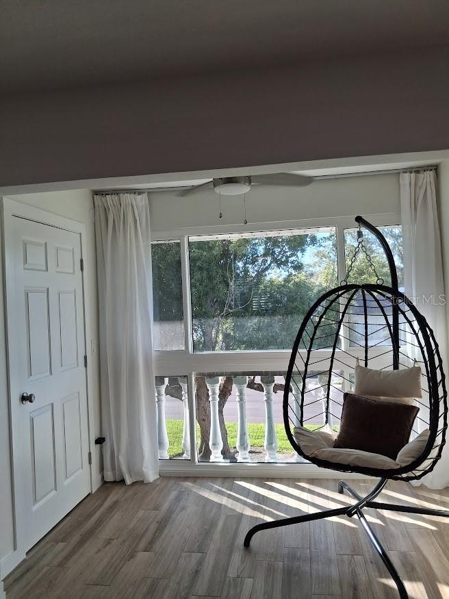 Bonus room with storage closet