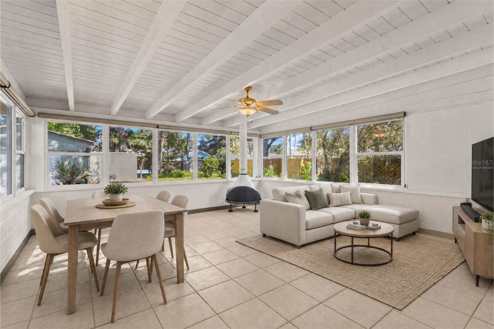 Living & Dining Room - Virtually Staged