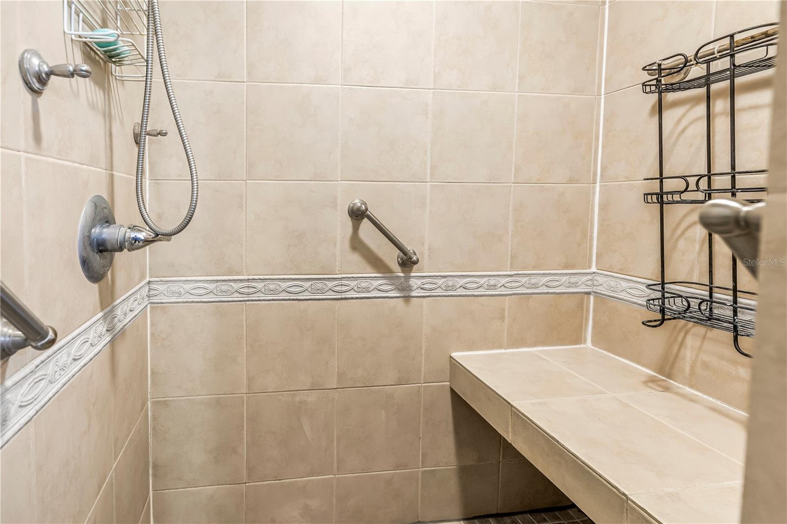Primary Bathroom Shower Bench
