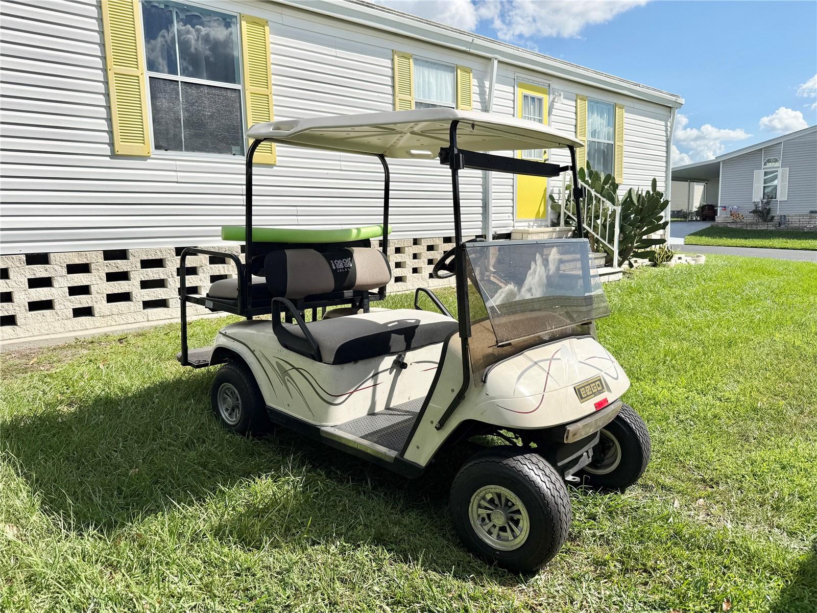 Golf Cart Included in the Sale