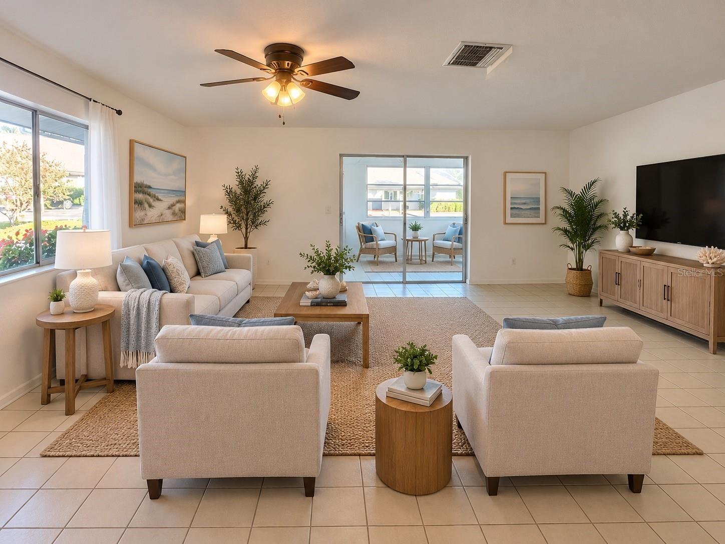 Living room Virtual staging Living room Virtual staging