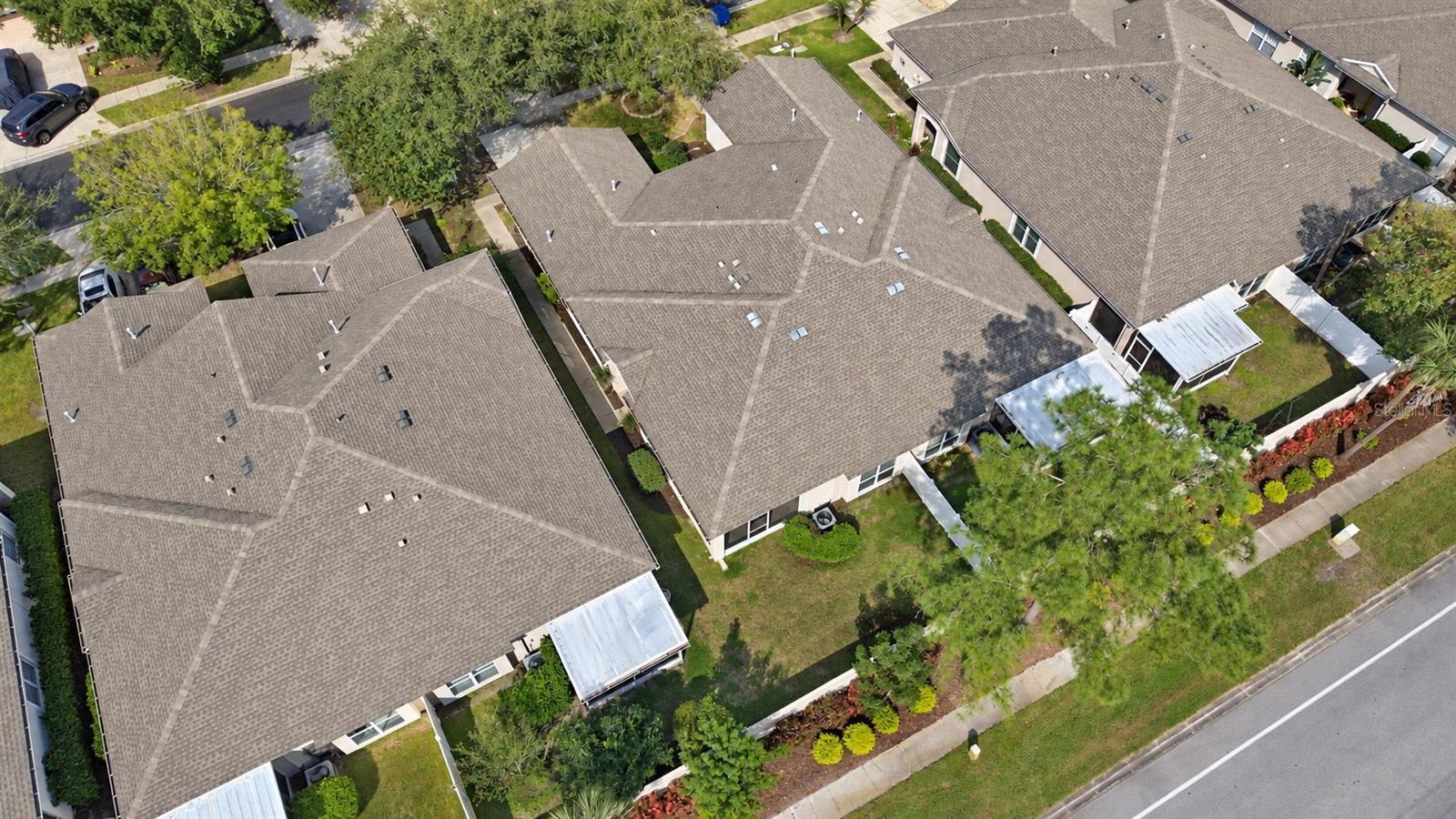 Aerial Backyard View