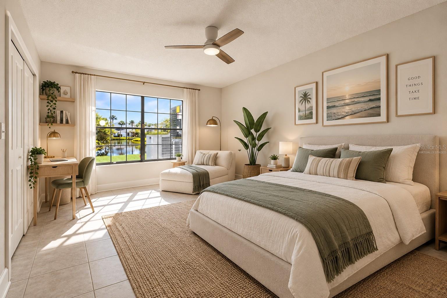 Virtually Staged - Bedroom Two