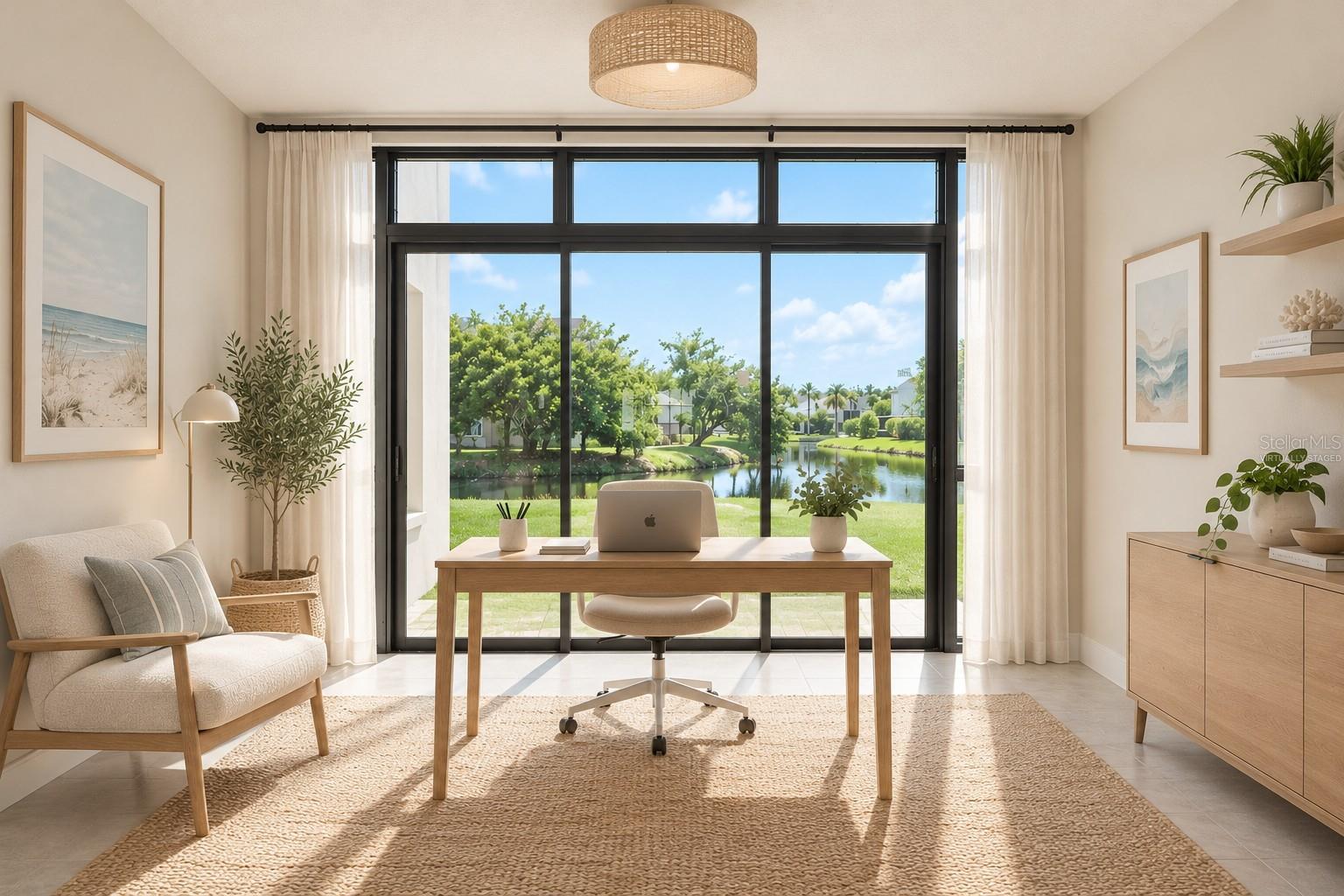 Virtually Staged - Sunroom/Office/Den...many options!