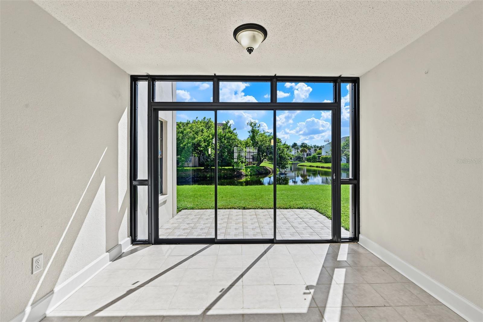 This area is rare and adds extra space that could be used as a sunroom, office, den, or studio.  It sits just off the Living Room and looks over the water.