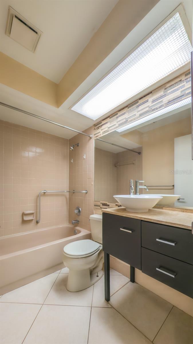 Bath with tube shower combo