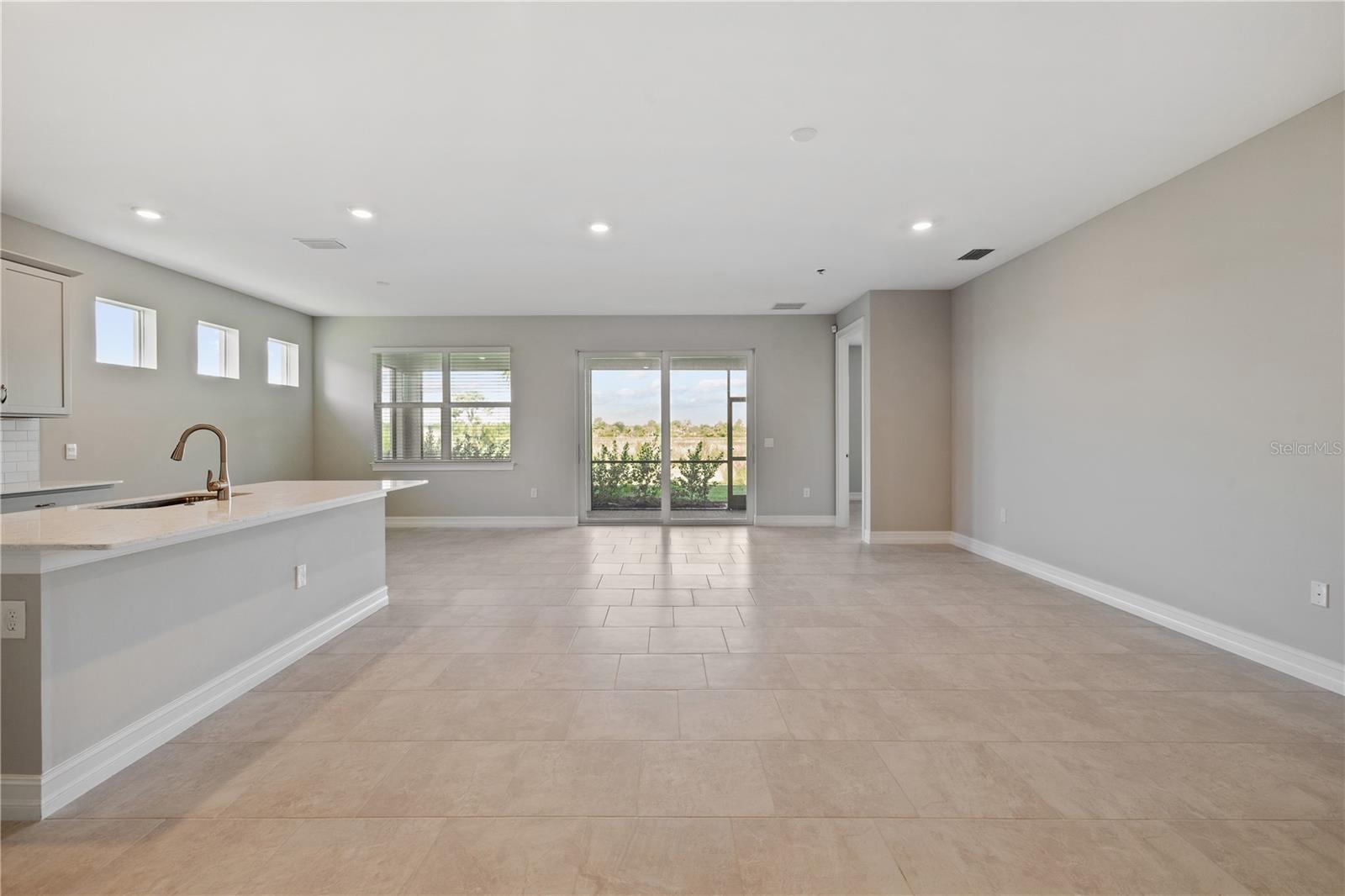 Ceramic Tile floors throughout.