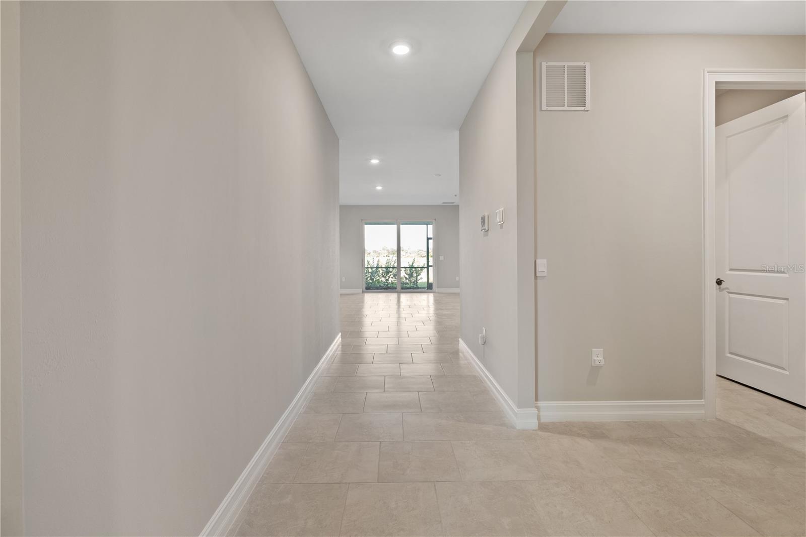 Foyer leading into home.