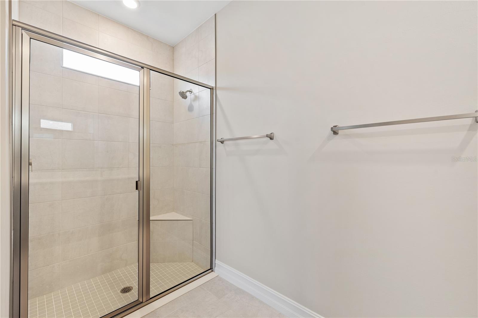 Primary bathroom shower