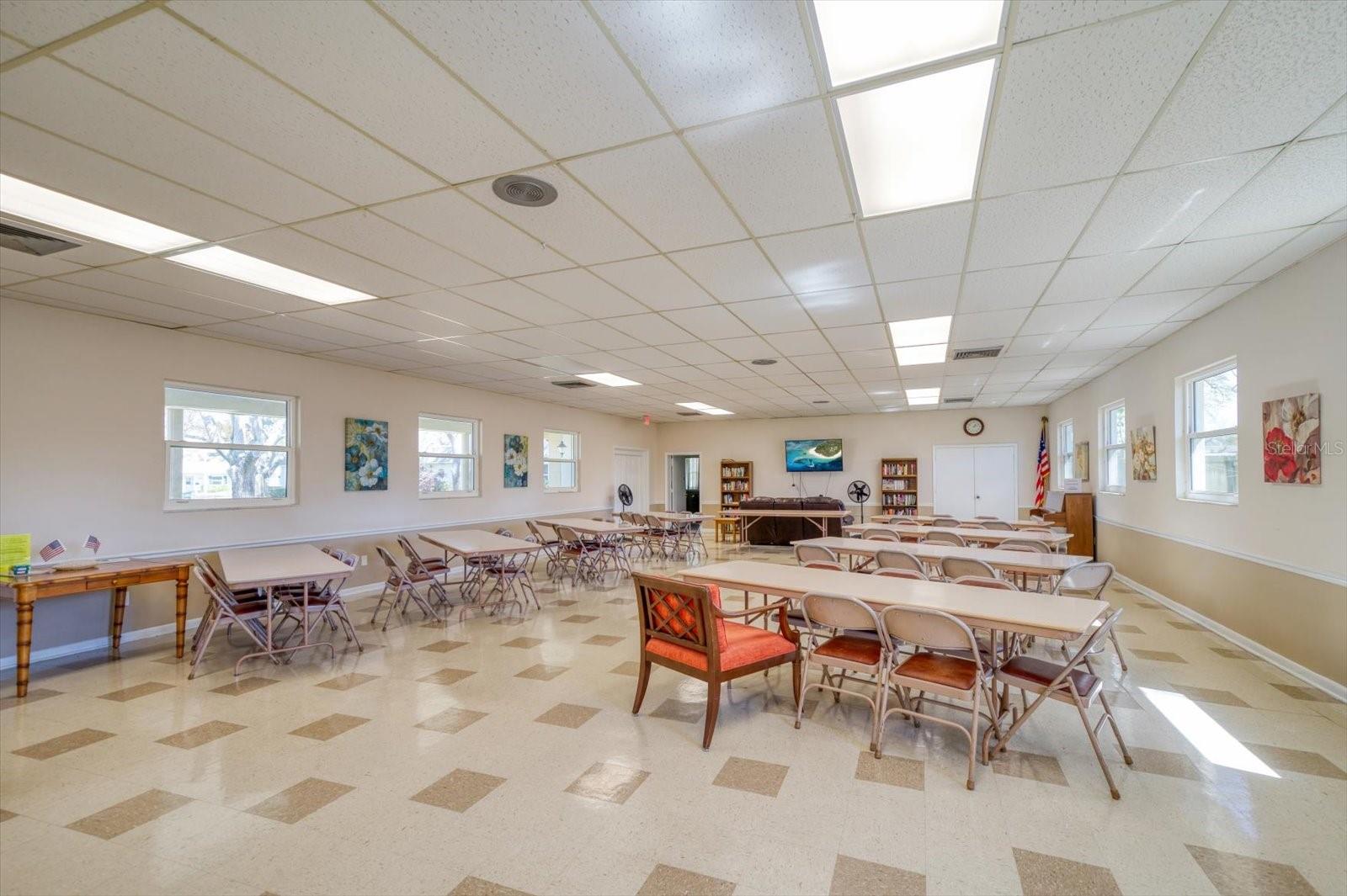 Clubhouse gathering room