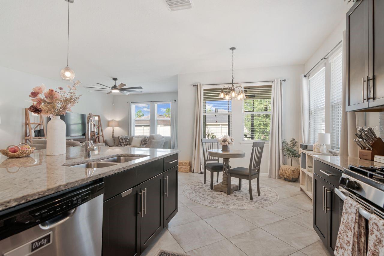 Plenty of space for cooking and entertaining.