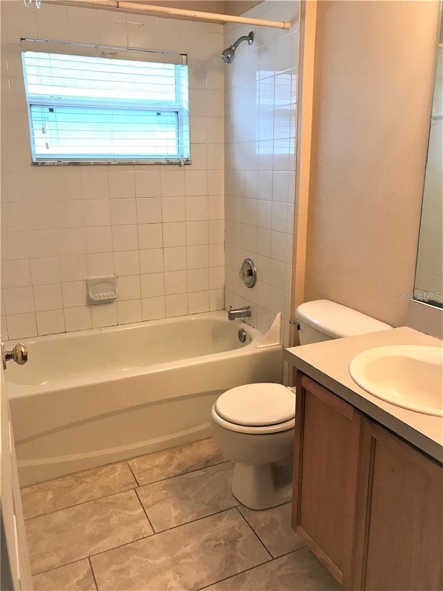 2nd Bathroom with Tub