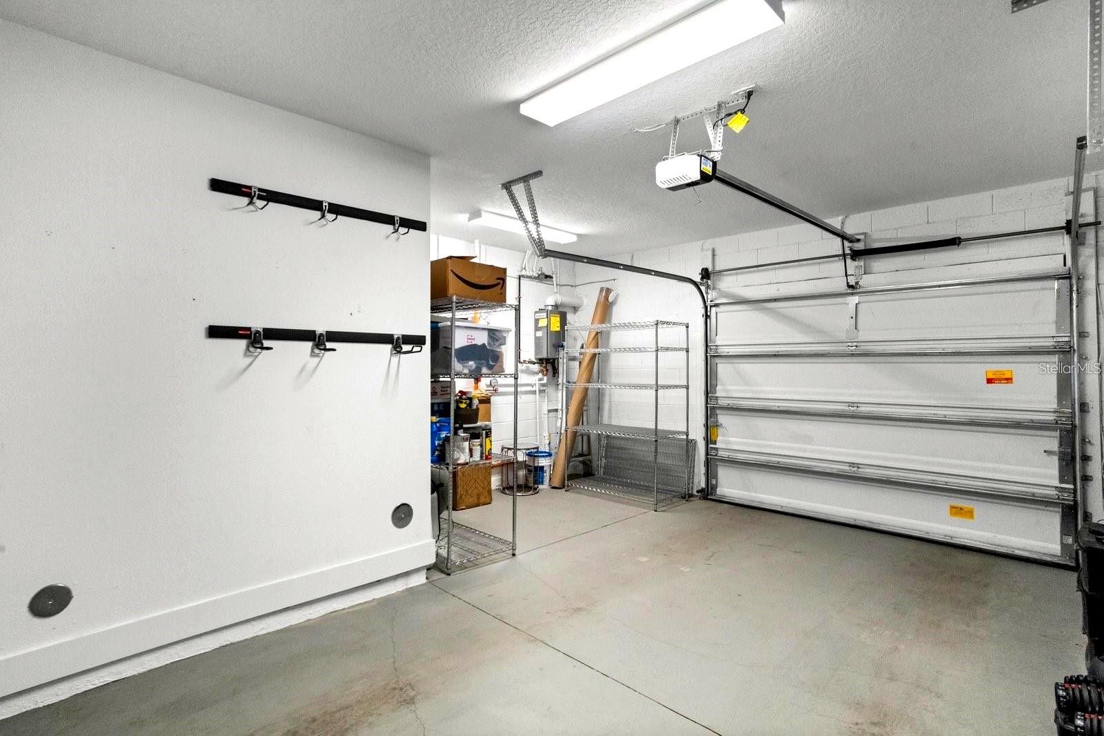 Garage with added storage