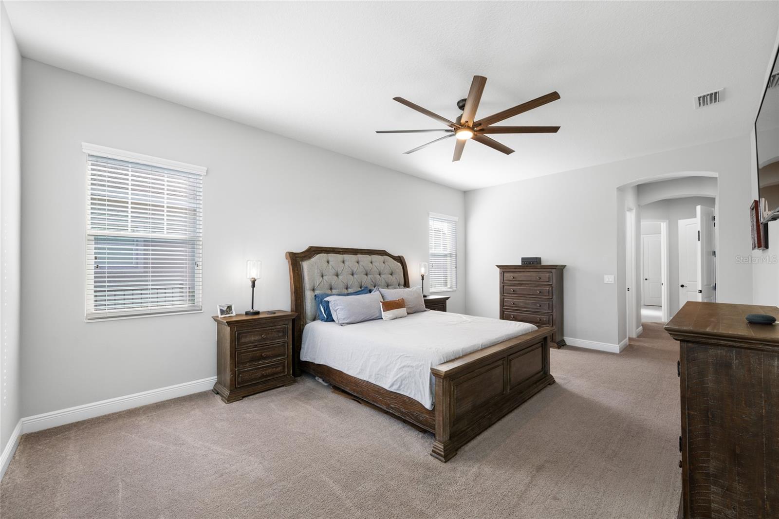 Primary bedroom suite