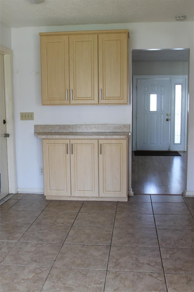 Cabinets in Eat-In Area of Kitchen