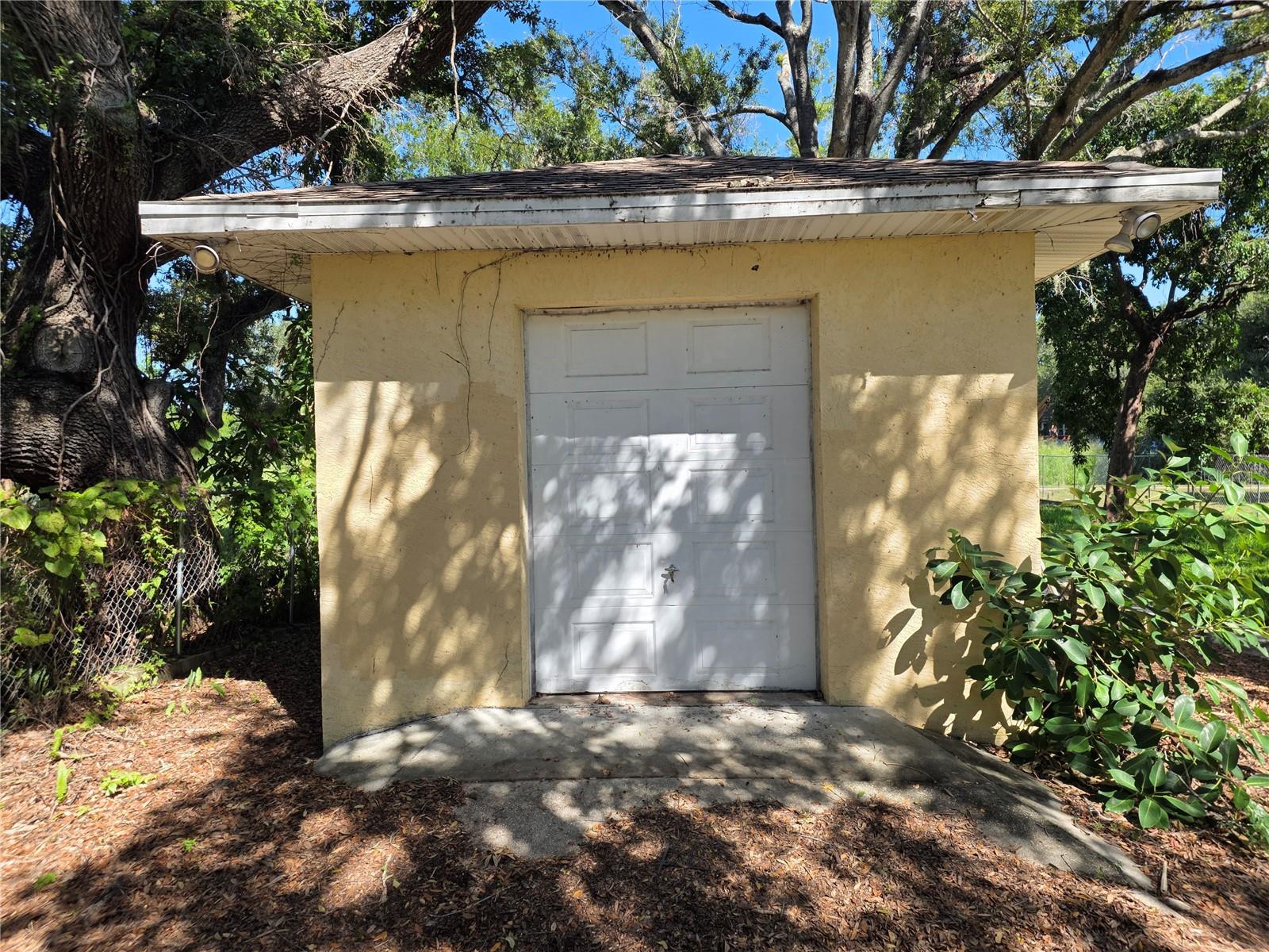 Exterior Shed Storage View