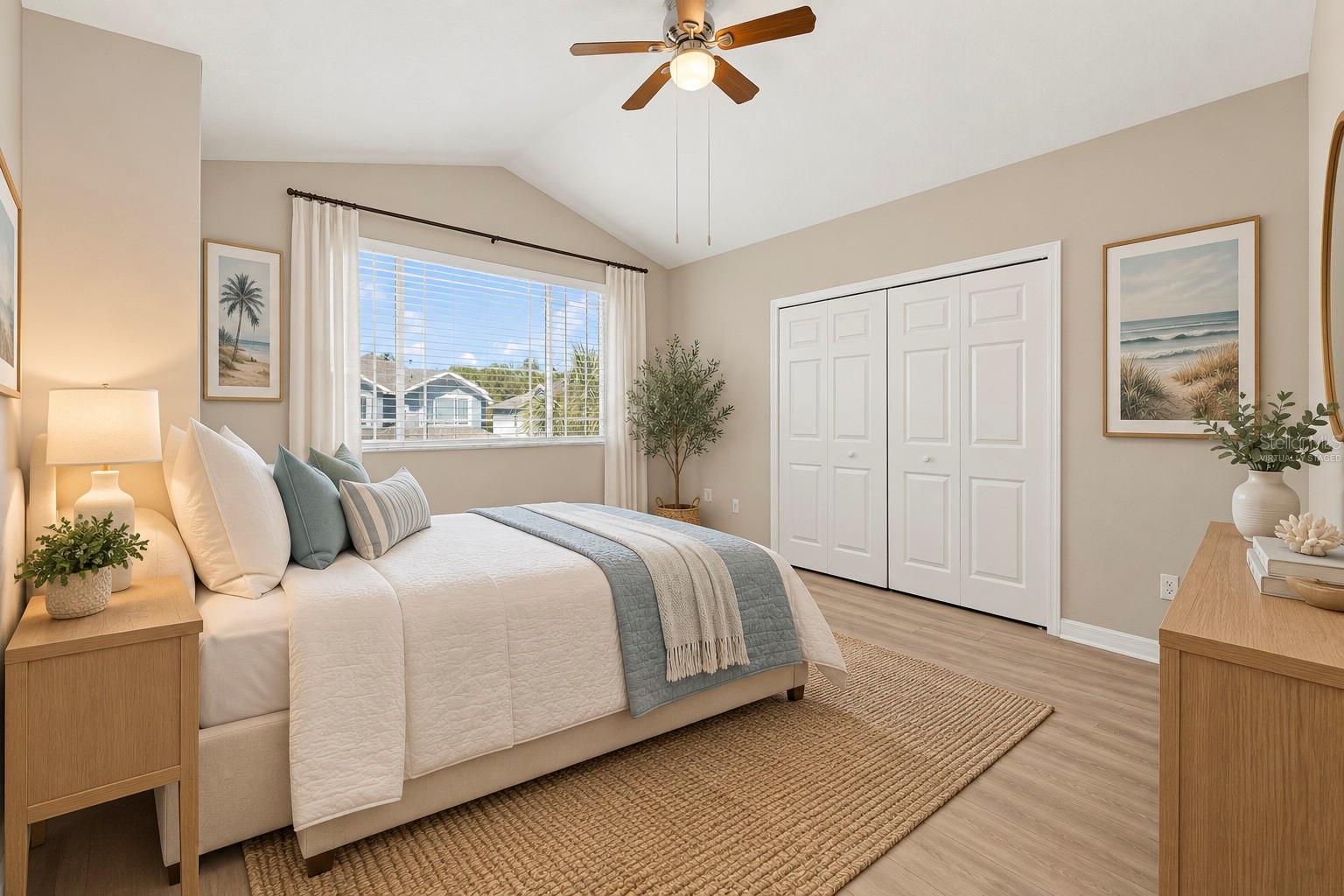 Virtually Staged 2nd Bedroom