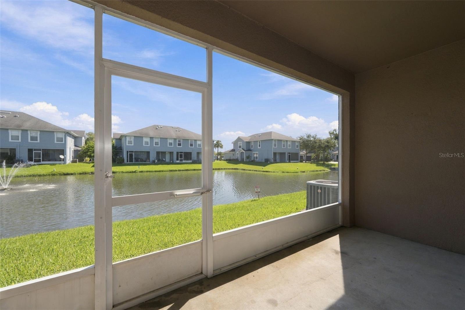 Screened-In Patio View