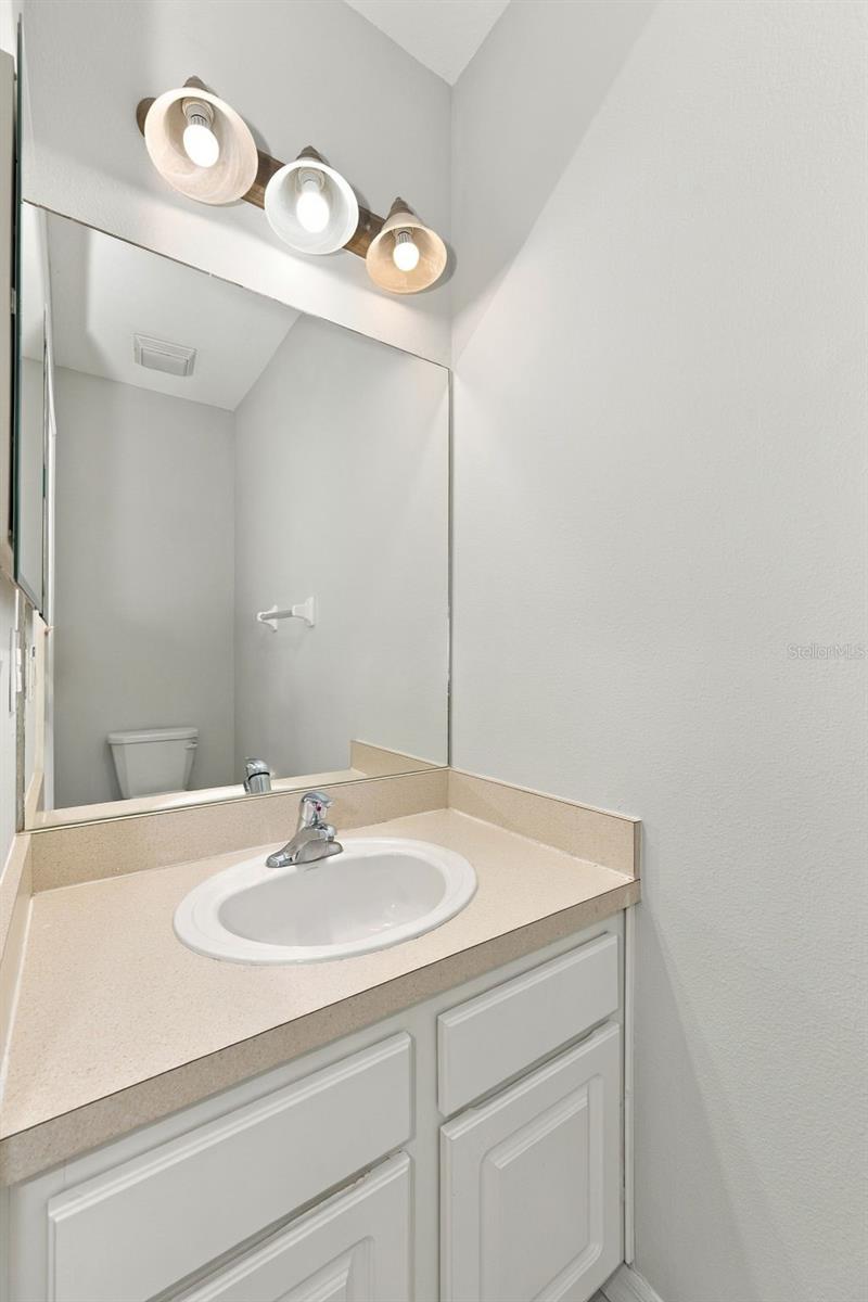 Downstairs half bath