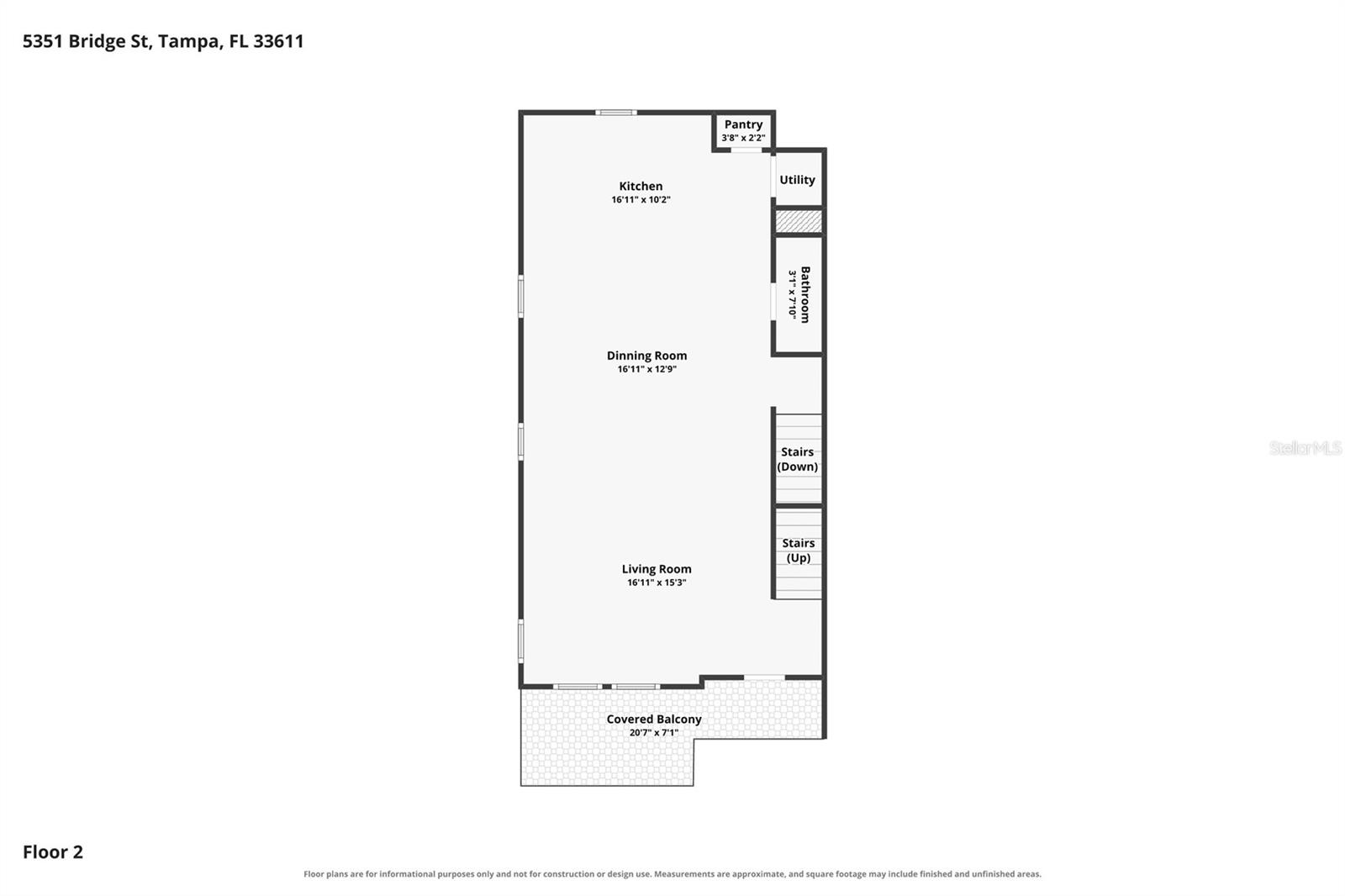 5351 BRIDGE STREET, #53, Tampa, FL 33611