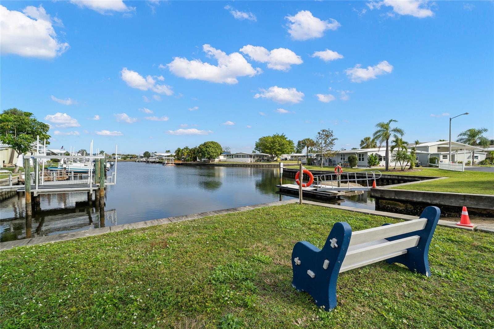Wide saltwater canals