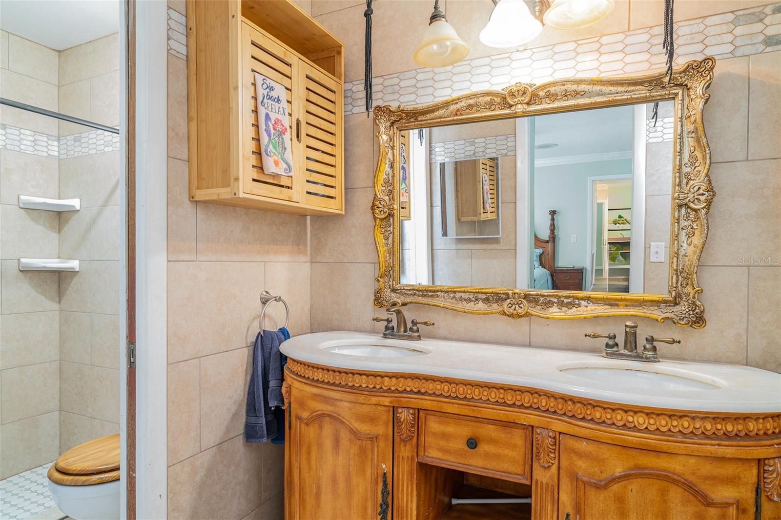 Primary Bath   with Pool Access